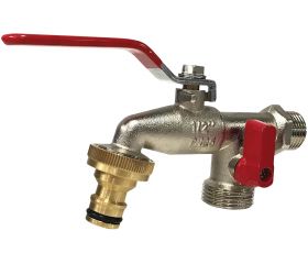 Grifo de jardín “Premium” - 2 salidas (antiguo G6354) - 1/2