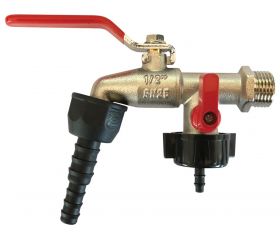 Grifo de jardín “Premium” - 2 salidas (antiguo G6354) - 1/2