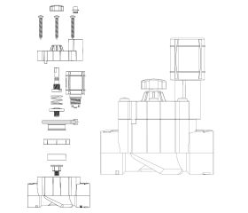 Electroválvula Aqua Control “Basic” con caudal regulable | Q160C