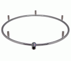 Set de aro metálico para ventilador con salidas nebulizadoras + accesorios - Ø 44 cm. - 5 Salidas nebulizadoras | R011
