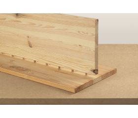 40 espigas corrugadas de haya de ø8x40mm