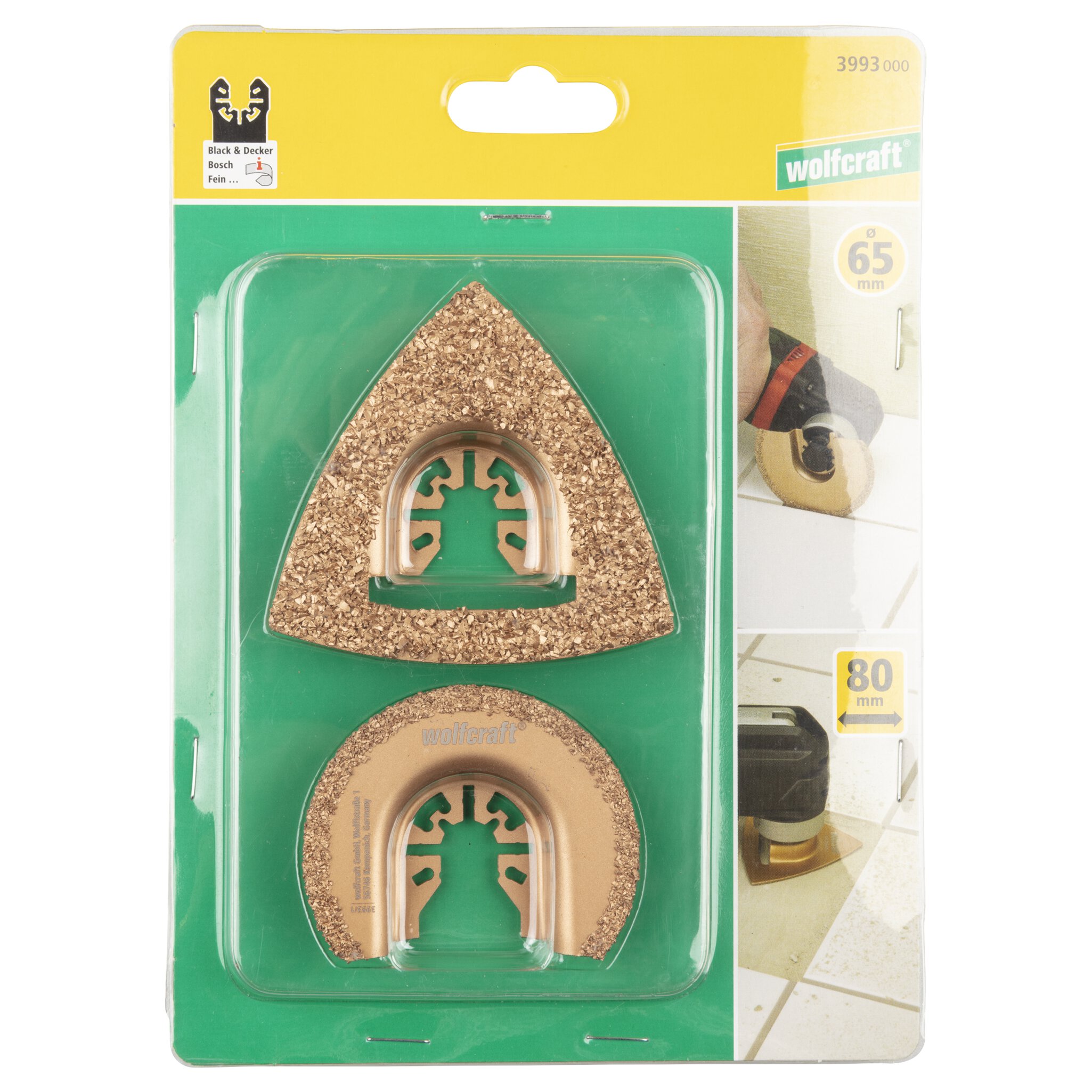1 juego de accesorios de la sierra vibratoria PRO de 2 piezas