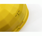 Casco protector, amarillo