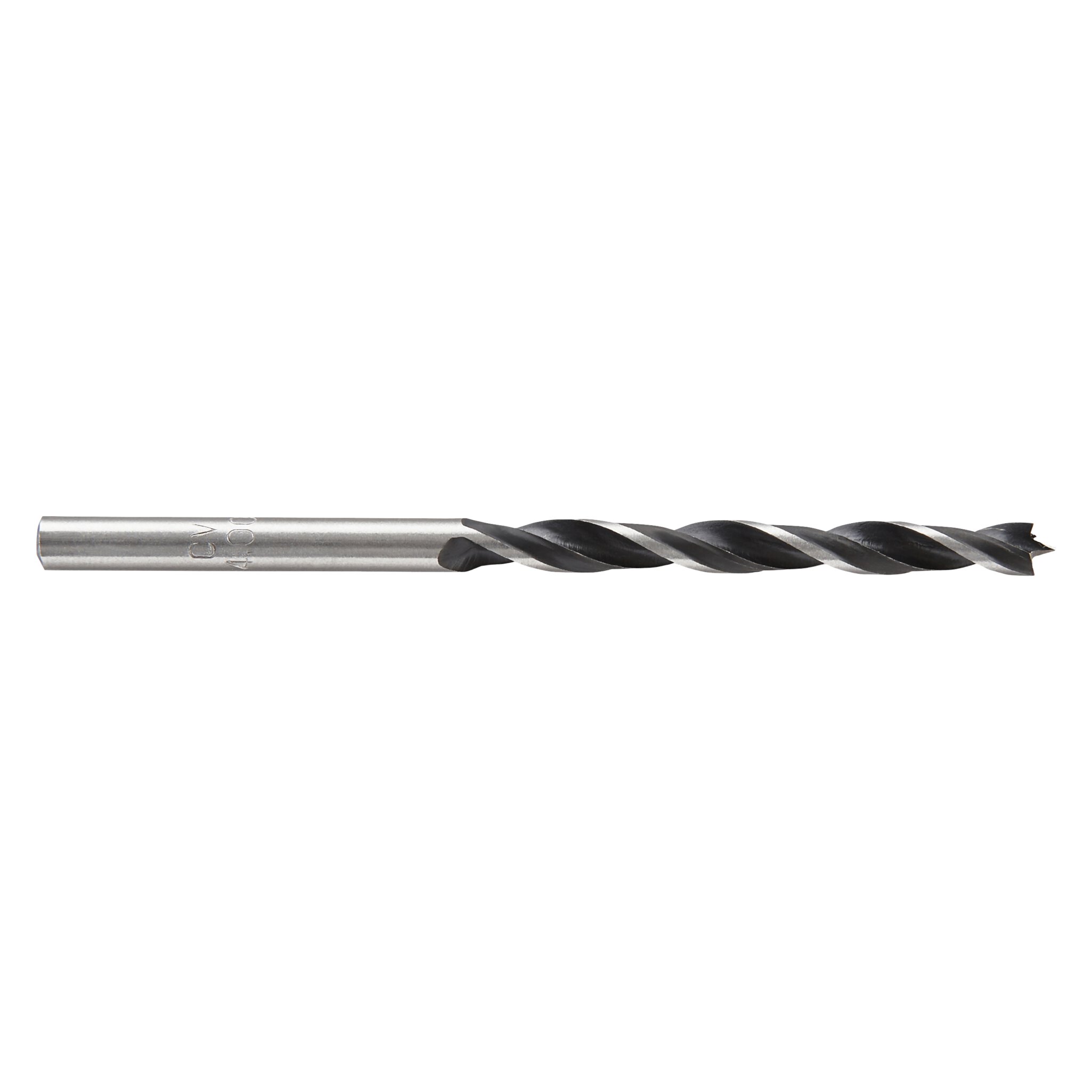1 broca espiral para madera CV, Ø 4 x 75 mm