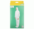 Mono desechable con capucha, L