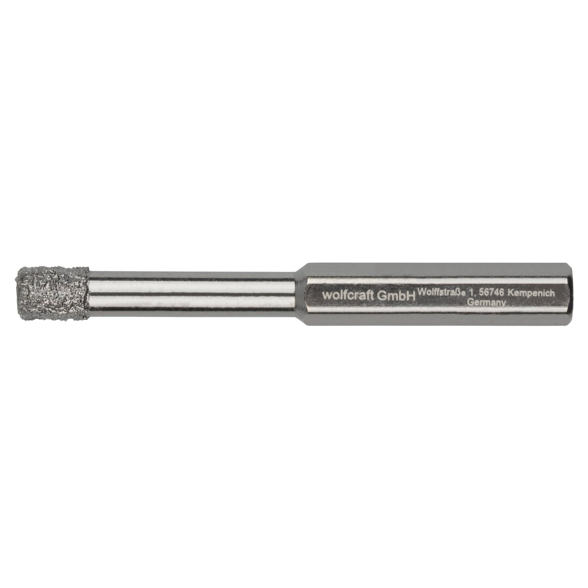 1 broca de diamante vást. hexagonal, Ø 8 mm
