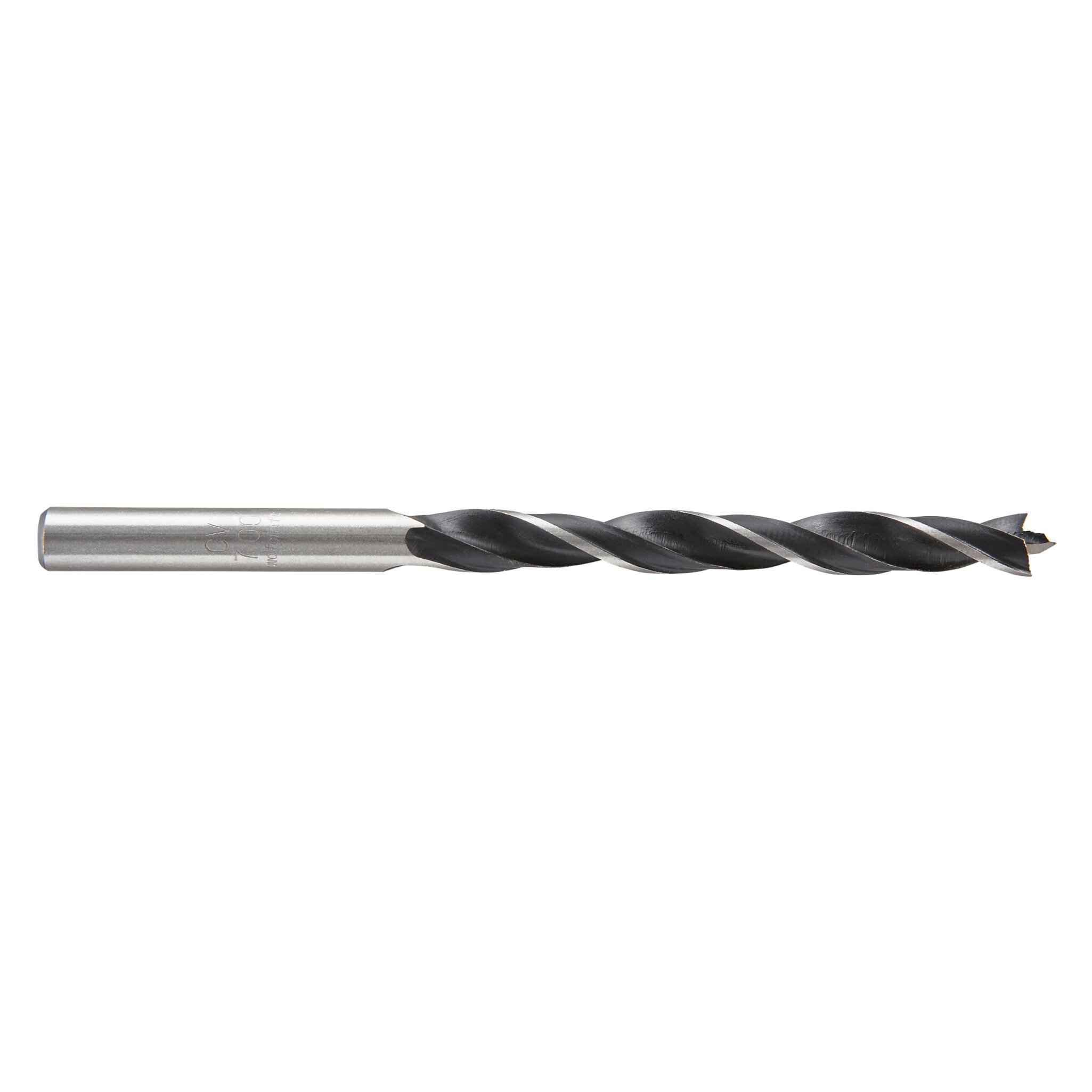 1 broca espiral para madera CV, Ø 7 x 109 mm