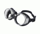 Gafas de protección contra esquirlas, con cinta de goma, incoloras