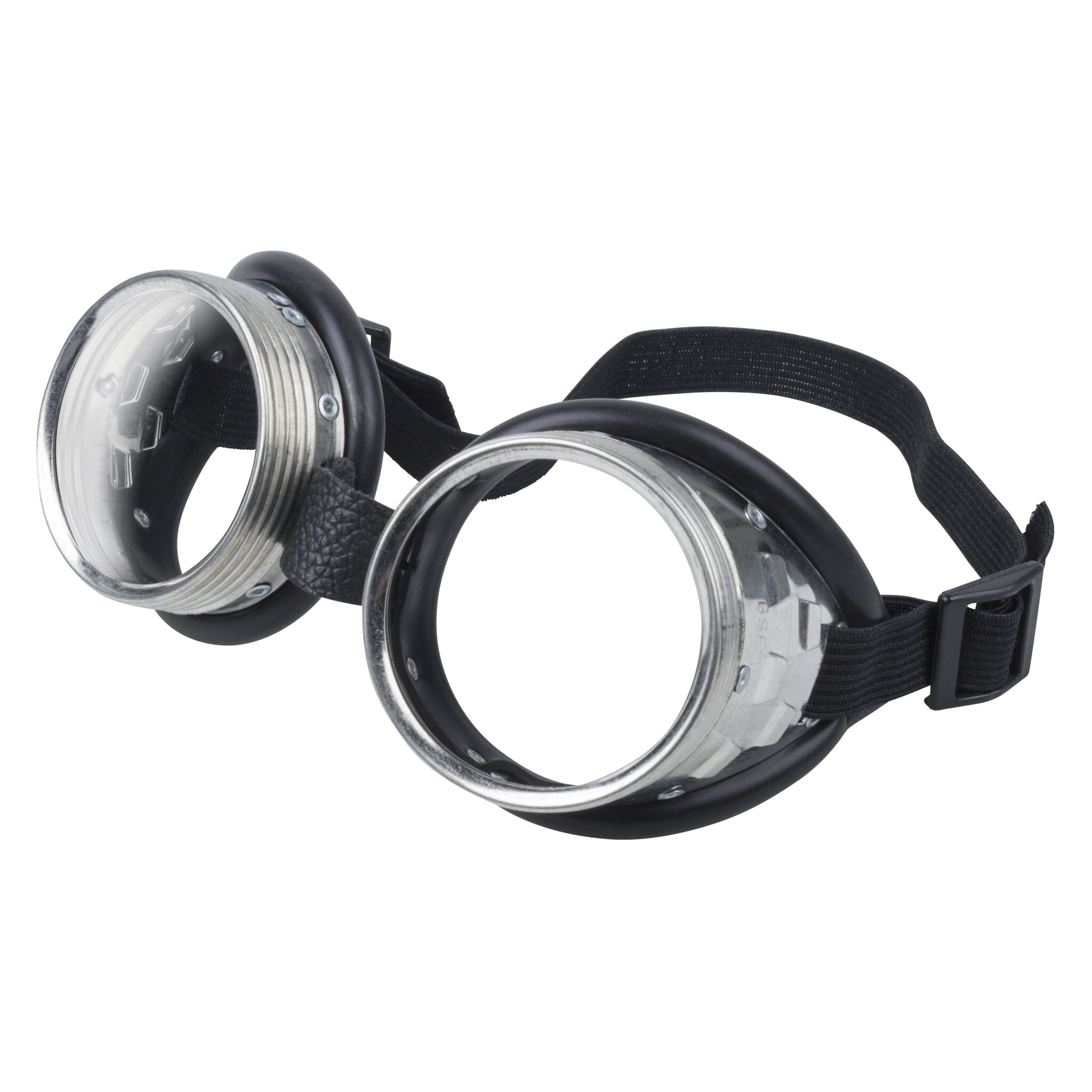 Gafas de protección contra esquirlas, con cinta de goma, incoloras