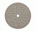 5 discos de lijar multiorificio para lijadora excéntrica, Ø 125 mm, grano 80