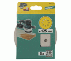 5 discos adhesivos de lijar Estearato, para exc., grano 180 Ø 125