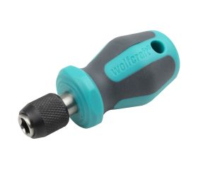 Atornillador manual con portapuntas, corto