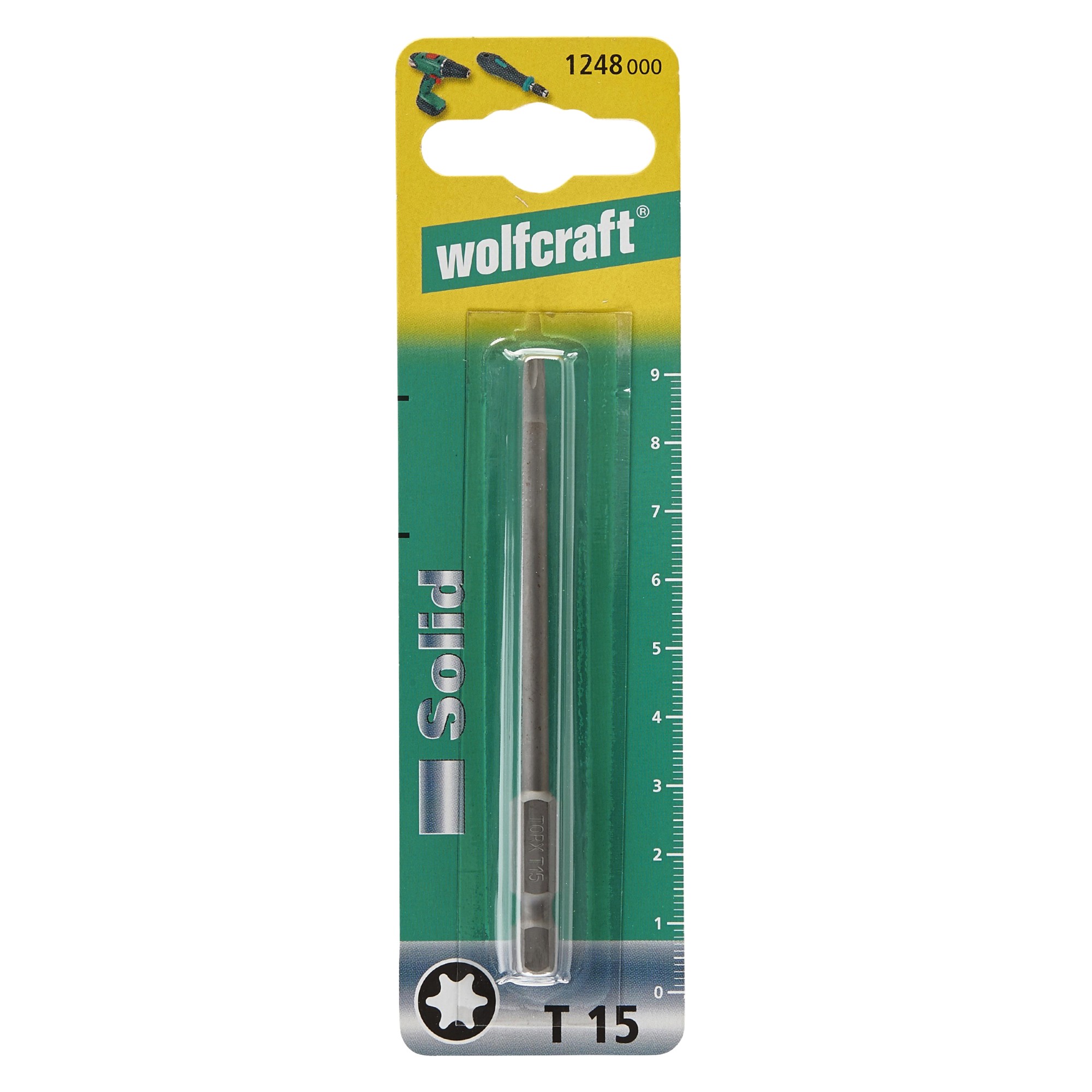 1 punta de atornillador Solid, T 15