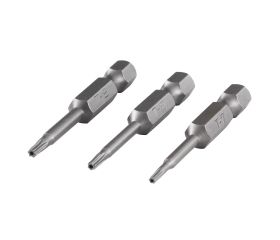 Juego de puntas, TORX® con agujero, 3 piezas