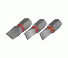 Juego de puntas Solid, ranura, 3 piezas