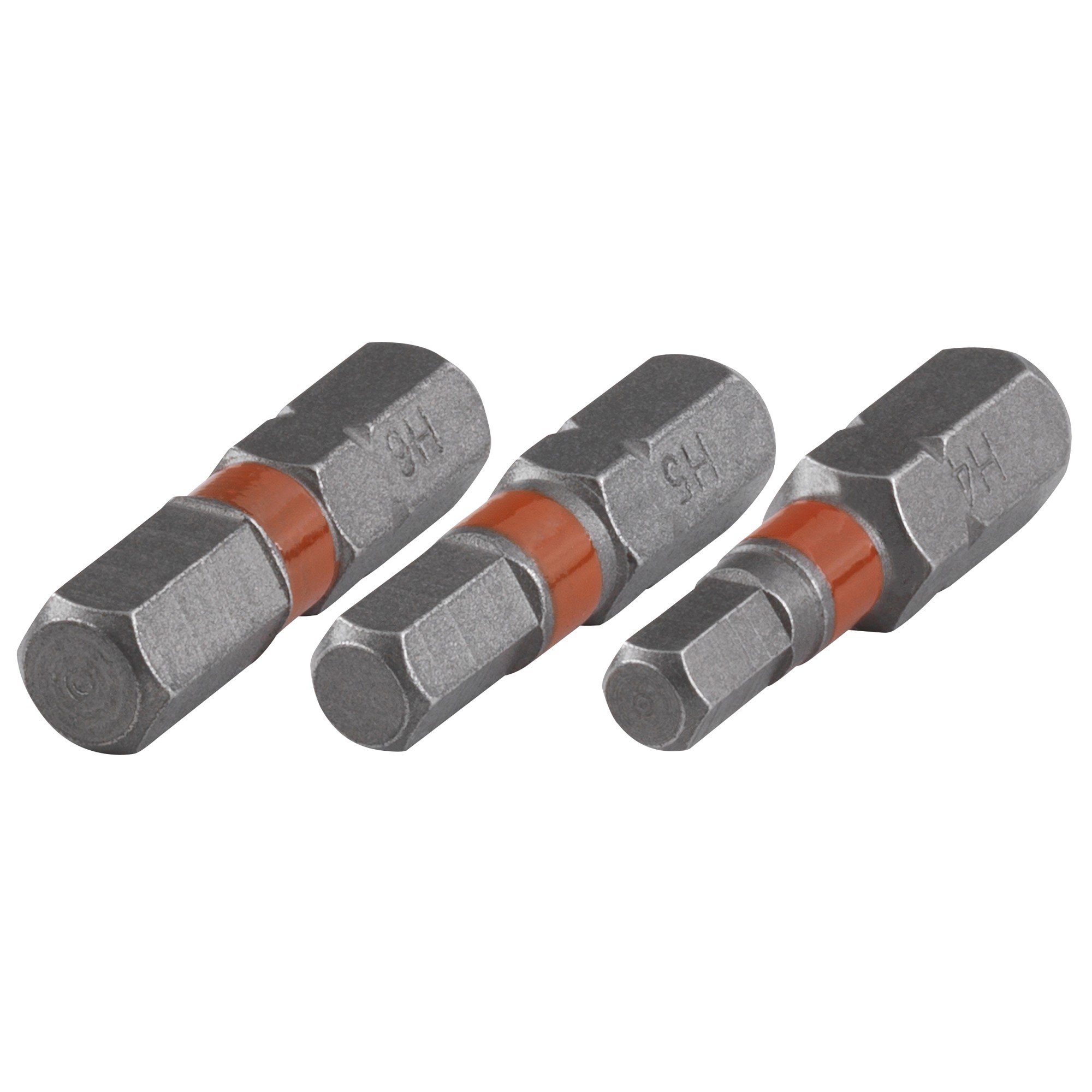 1 juego de puntas Solid, 3 piezas hexagonal 4 + 5 + 6 mm