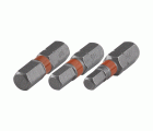 1 juego de puntas Solid, 3 piezas hexagonal 4 + 5 + 6 mm
