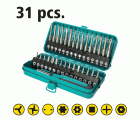 Caja de puntas Safety para tornillos de seguridad, 31 piezas