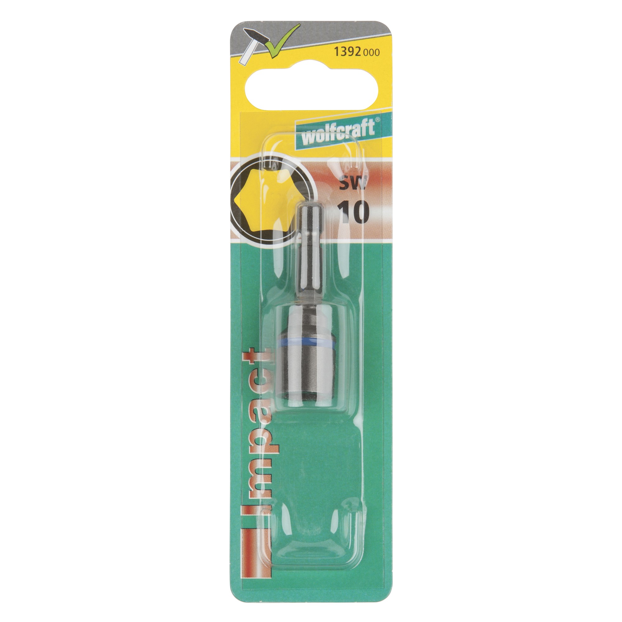 1 llave de vaso Impact, CrMo, SW 10