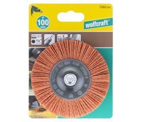 1 cepillo de disco de alambre de nylon vást. hexagonal Ø 100 x 10 mm