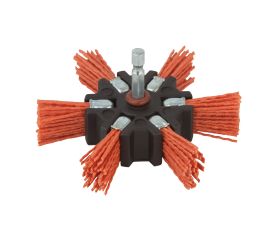 Cepillo de abanico de alambre de nylon, agresivo