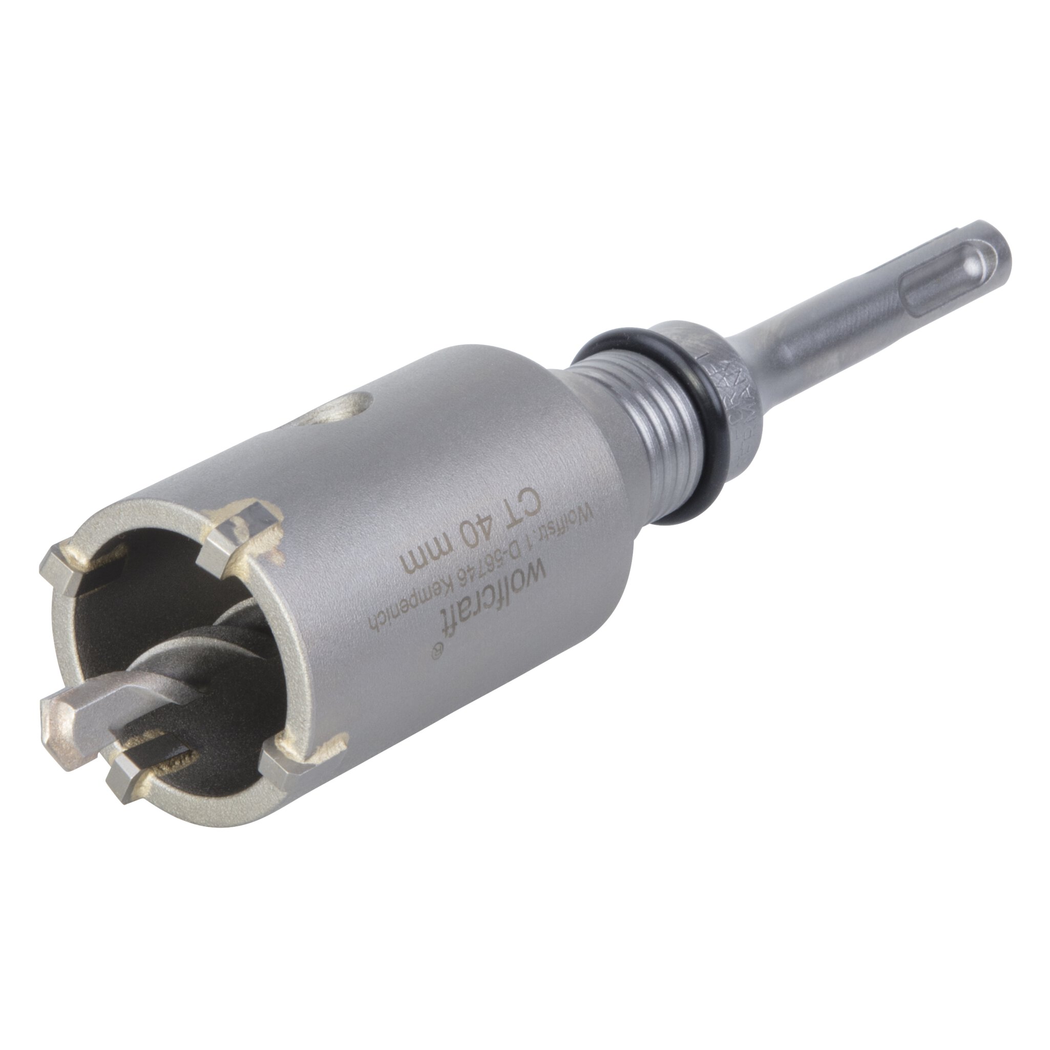 1 sierra de corona de perforación CT con vástago SDS-plus ø 40 mm
