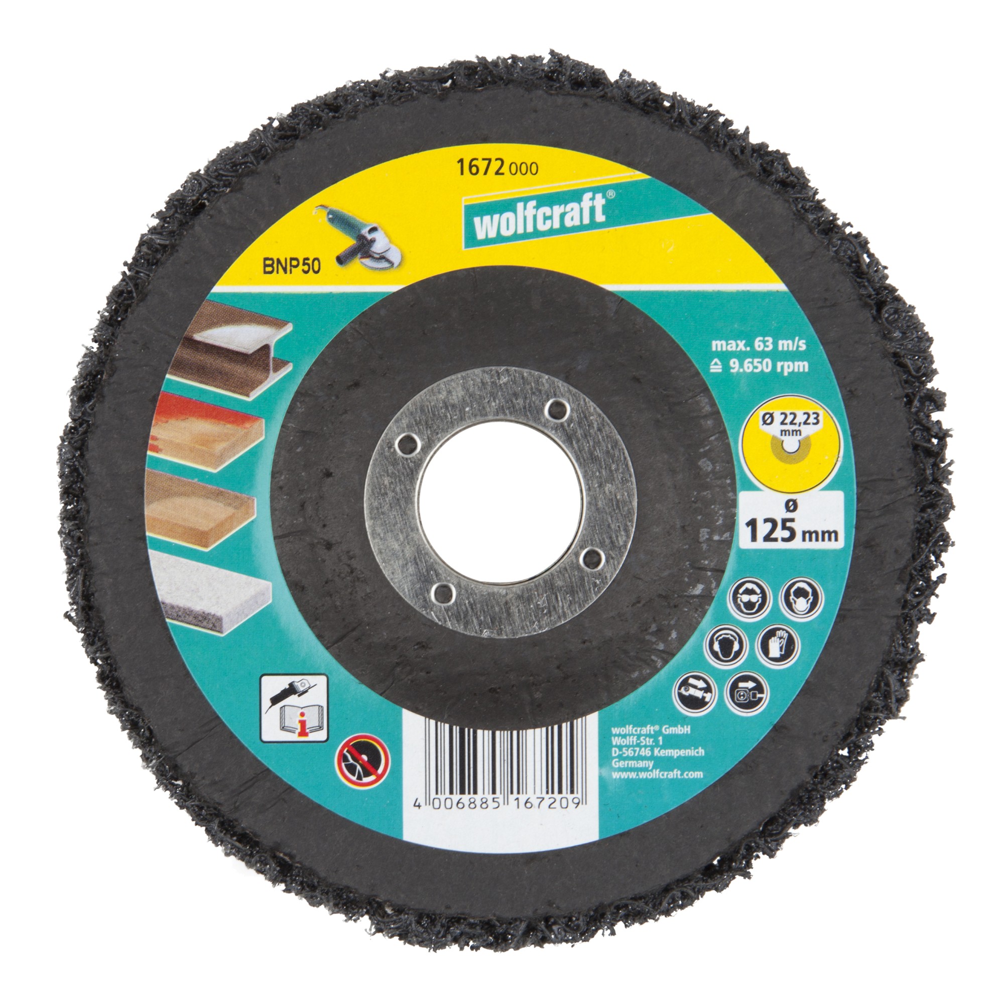 1 disco de limpiar universal WS Ø 125 mm