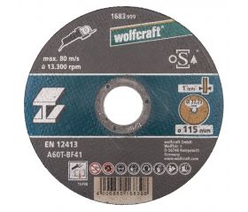 1 disco para cortar metales ø 115x1x22,2 mm