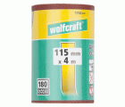 1 rollo de papel abrasivo adhesivo, grano 180, 4 m x 115 mm