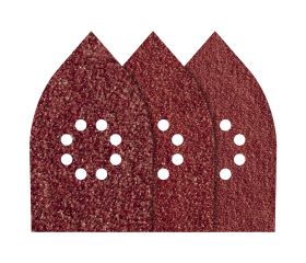 Juego de hojas abrasivas adhesivas para madera/metal, 107 x 175 mm