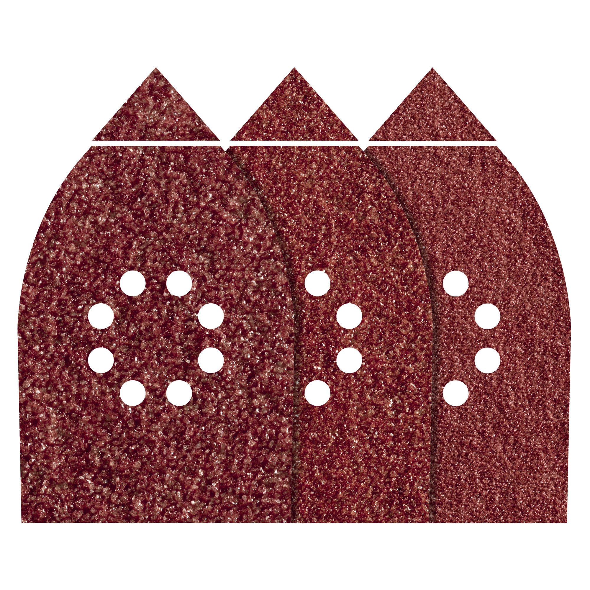 1 juego de hojas abrasivas adhesivas de 6 piezas 107 x 142 mm