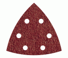 5 hojas abrasivas adhesivas Corindón, grano 120 Delta 105 mm