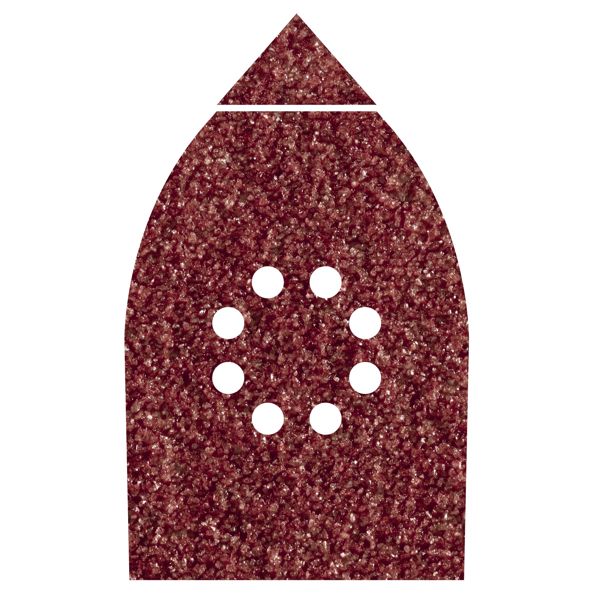 6 hojas abrasivas adhesivas corindón de grano 80 de 107 x 142 mm