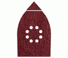 6 hojas abrasivas adhesivas corindón de grano 180 de 107 x 142 mm