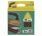 Hojas abrasivas adhesivas para madera/metal, 95 mm
