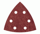 5 hojas abrasivas adhesivas Corindón, grano 240 Delta 95 mm