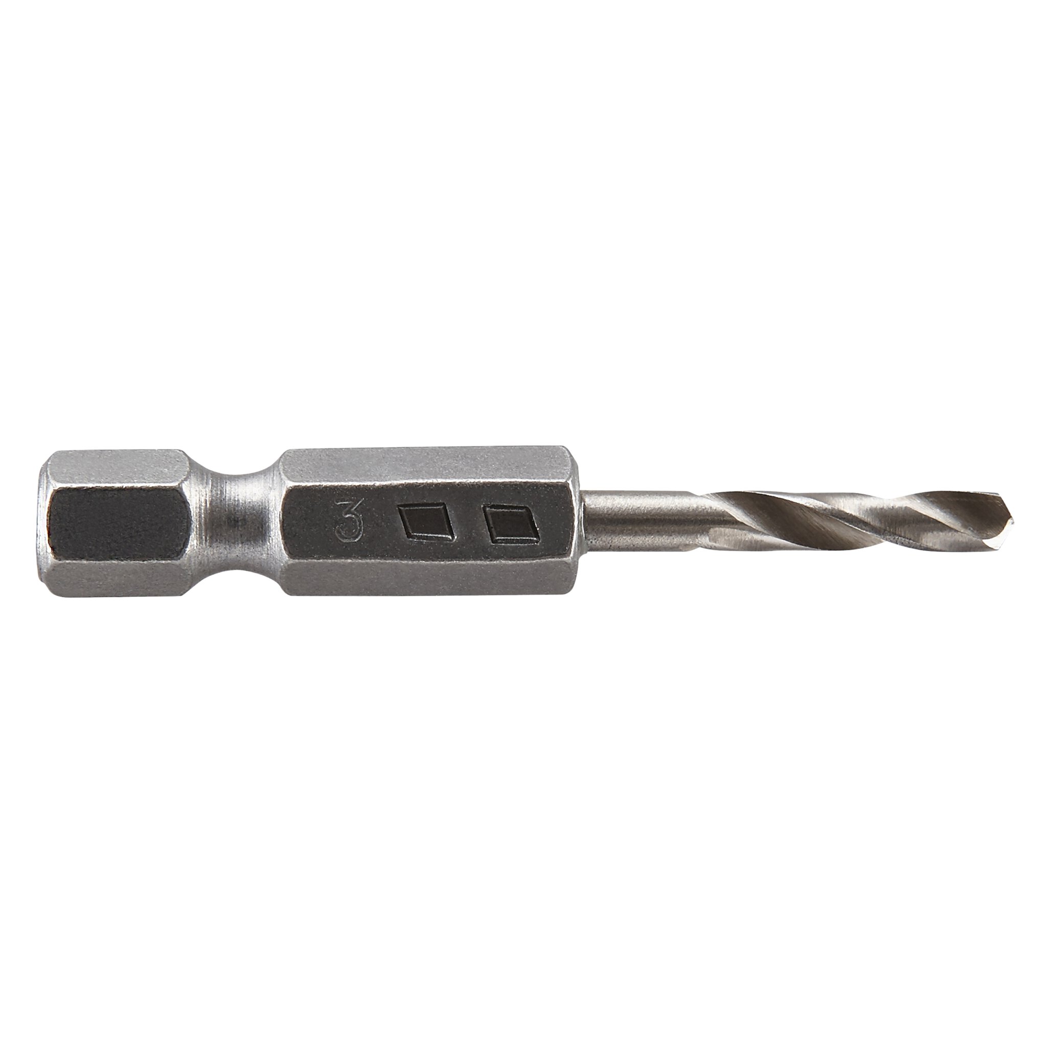 1 broca para metal HSS, rect., vást. hexagonal, Ø 3,0 x 47 mm