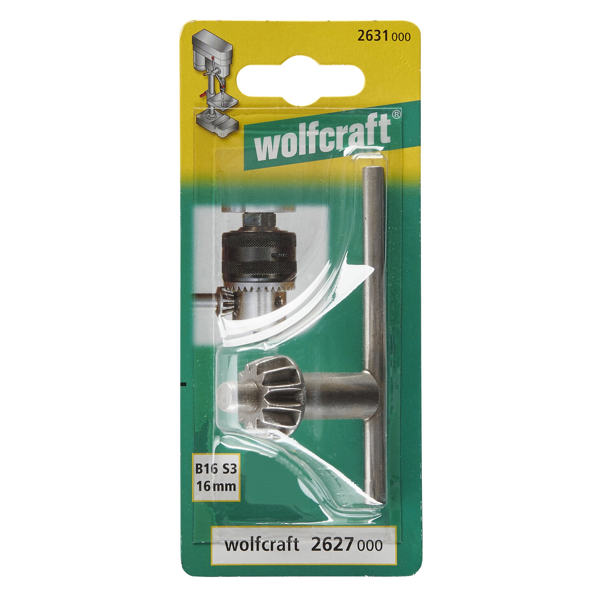 1 llave para portabrocas B16, S3