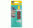 5 hojas de lijar adhesivas Corindón de grano 40 de 93 x 190 mm