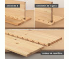 1 juego universal de ensamblaje para madera de 43 piezas