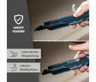 Cúter de cuchillas separables PRO SAFETY, 18 mm