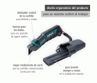 Juego de cúter de cuchilla trapezoidal PRO SAFETY con estuche