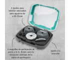 1 kit de guía para taladrar, Ø 35 - 70 mm