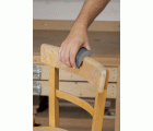 1 esponja de lijar para contorno de grano 60; 100 x 90 x 25 mm