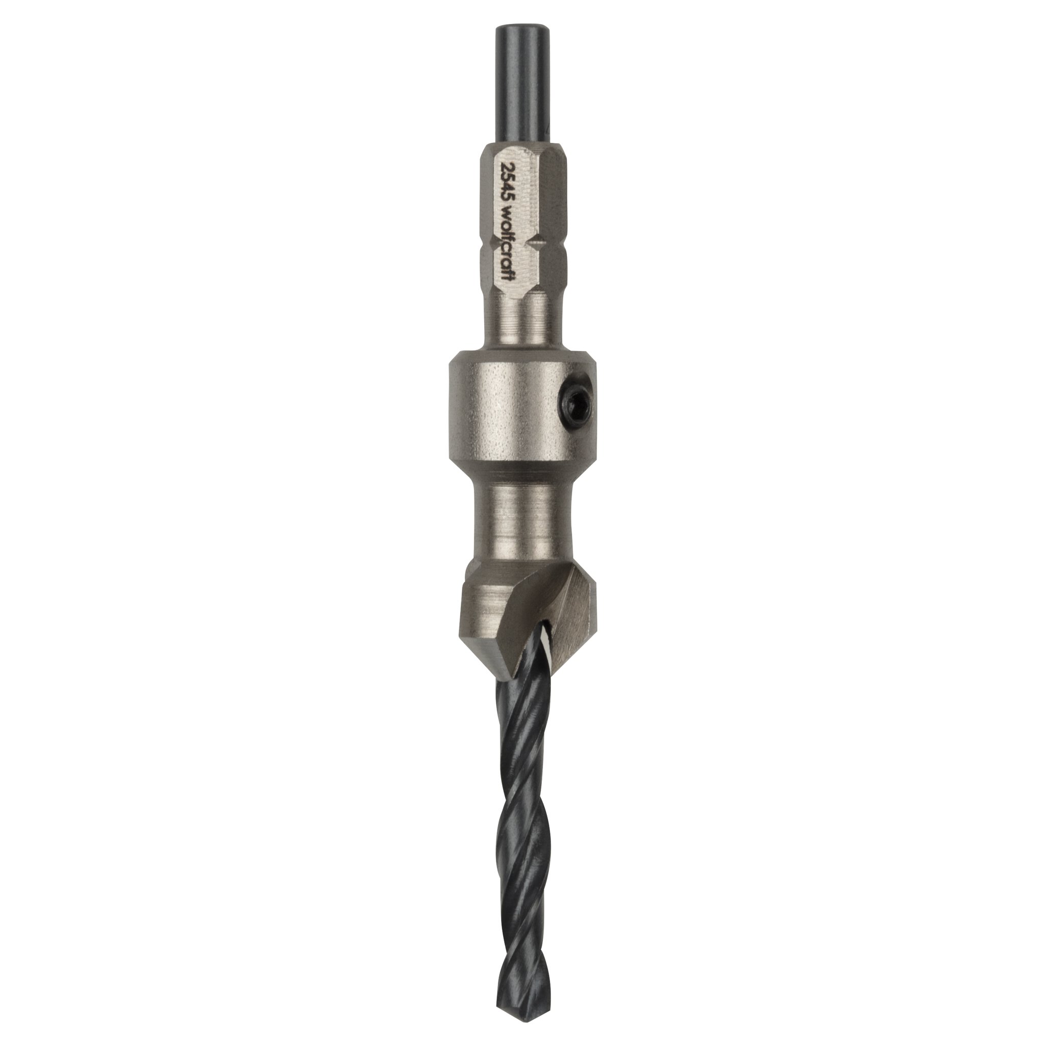 1 broca con avellanador, vástago hexagonal Ø 4,5 - 12 mm