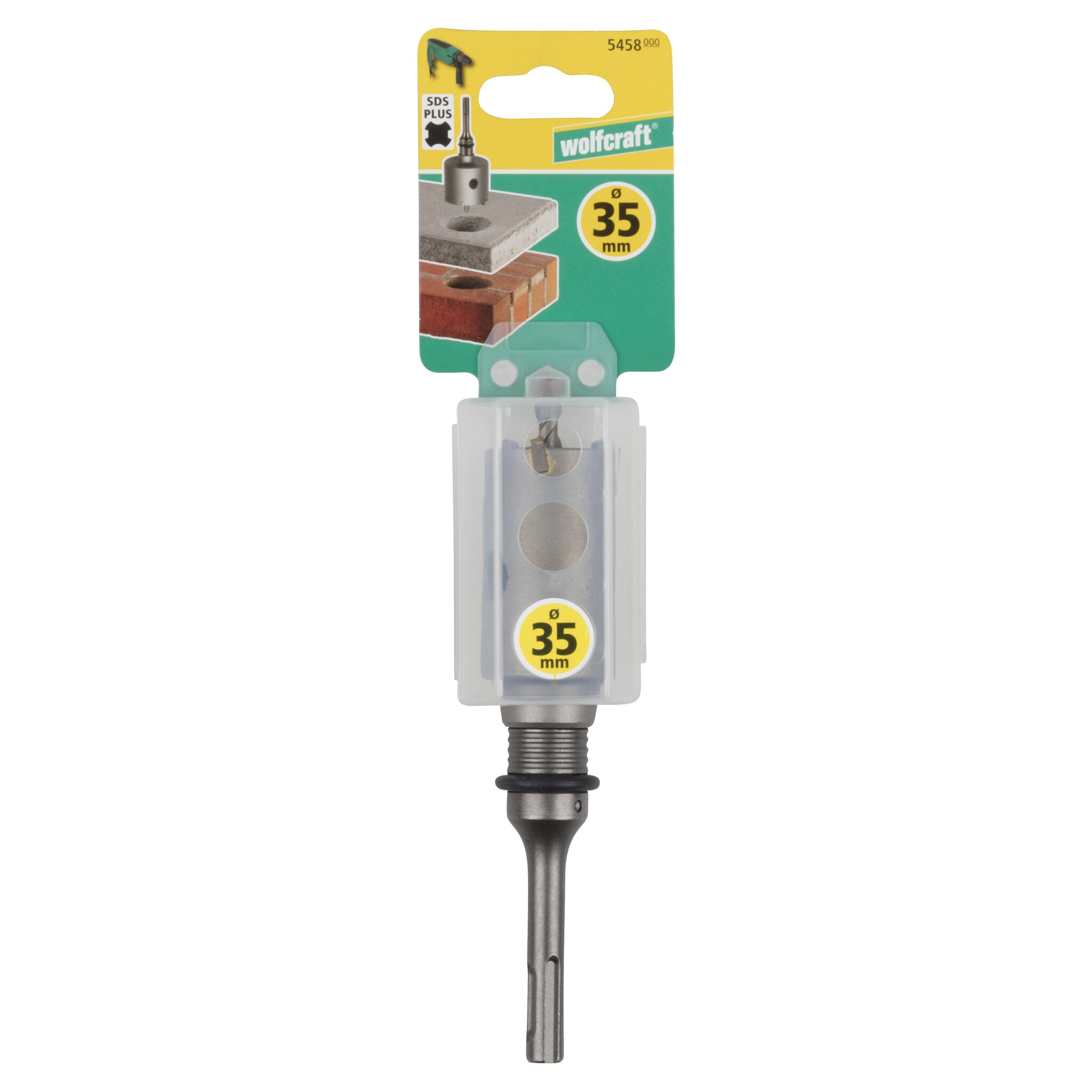 1 sierra de corona de perforación CT con vástago SDS-plus ø 35 mm