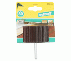 1 cepillo milhojas rectificador, vást. 6 mm, grano 80 ø80 x 40 mm