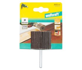 1 cepillo milhojas rectificador, vást. 6 mm, grano 150 ø60 x 40 mm