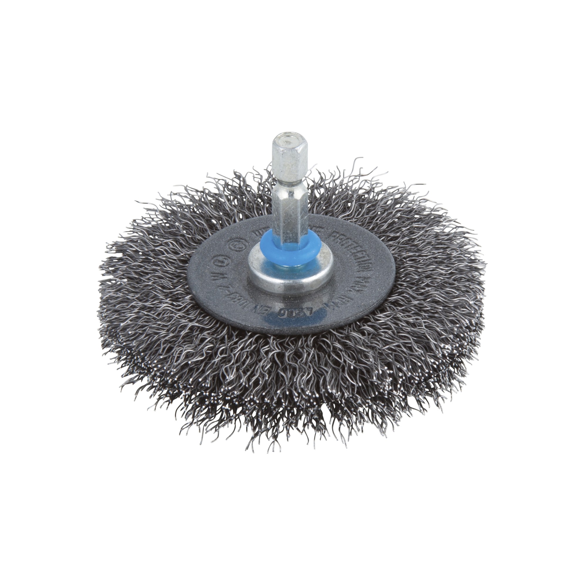 1 cepillo de disco de alambre de acero vást. hexagonal Ø 75 x 10 mm