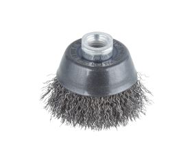 Cepillo de copa de alambre de acero